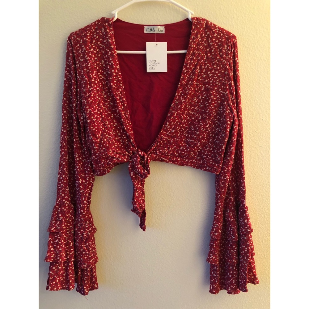 Long-sleeved Crop Top- new with tags